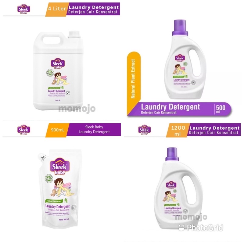 Jual Sleek Baby Laundry Detergent Deterjen Cair Botol Refill Ml