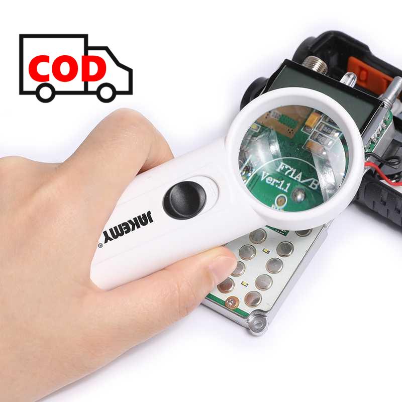 Jual Kaca Pembesar 8X Zoom Dengan Senter LED Magnifier Tulisan Kecil ...