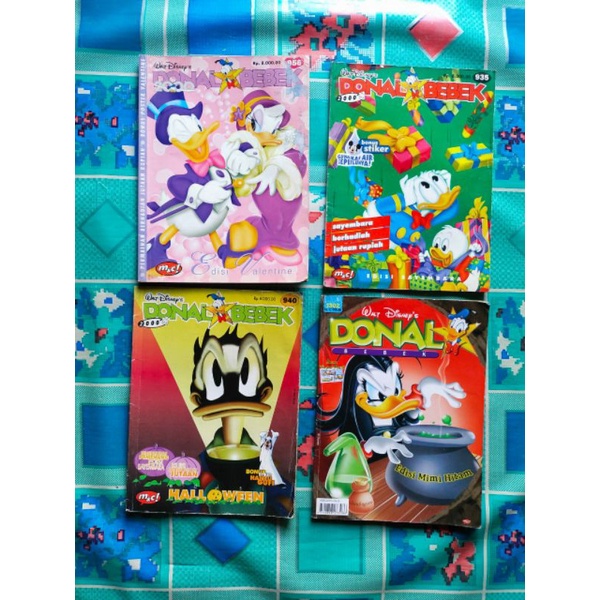 Jual Buku Set 4 Komik DONAL BEBEK Edisi Valentine, Sayembara, Halloween