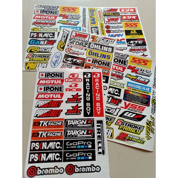 Jual stiker racing | Shopee Indonesia