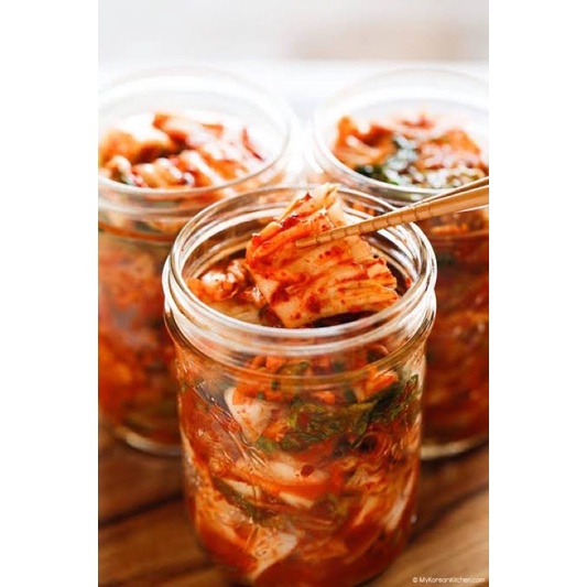 Jual KIMCHI SAWI PUTIH PEDAS SUGAR FREE RAW UNPASTEURIZED Shopee