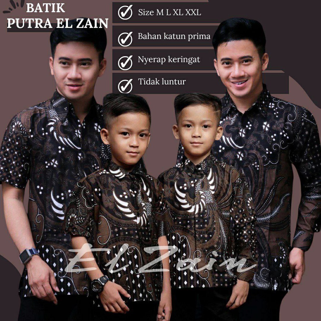 Jual Batik Lemah Teles TERBARU Couple sweet || couple batik ayah dan ...