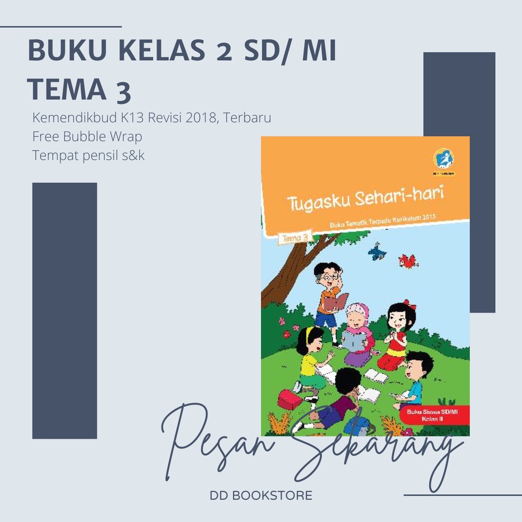 Jual Buku Tematik kelas 2 SD/MI Tema 1 2 3 4 5 6 7 8 & Pendidikan Agama ...