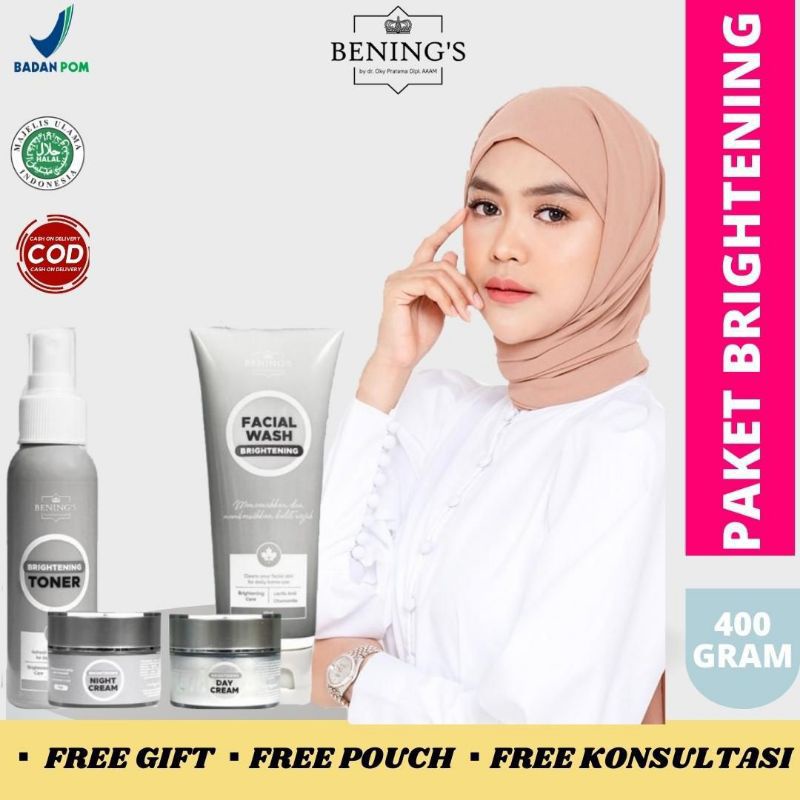 Jual PAKET LIGHTENING BENING'S SKINCARE / BENING'S CLINIC / BENING ...