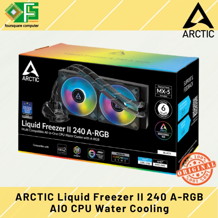Jual Arctic Liquid Freezer II 240 A-RGB AIO CPU Water Cooling | Shopee ...