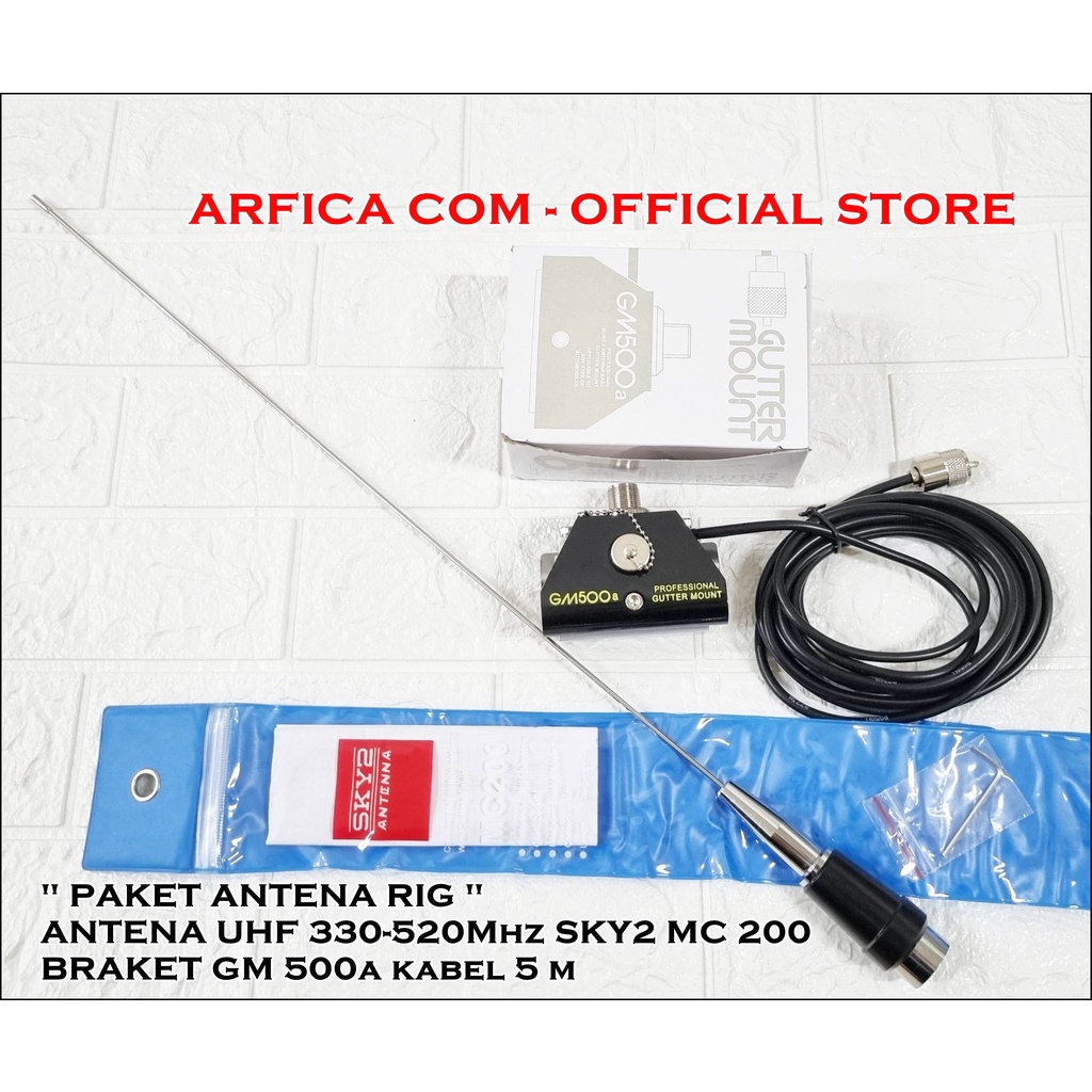 Jual PAKET ANTENA RIG SKY2 MC 200 UHF 350 Mhz SKY2 NL 350 BRACKET GM ...