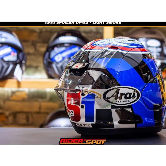 Jual Aksesoris Spoiler Helm Motor Arai Rx X Light Smoke Arai Helmet