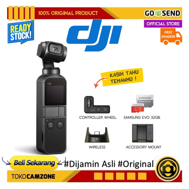 Jual DJI Osmo Pocket 4K Gimbal with Expansion Kit Shopee Indonesia