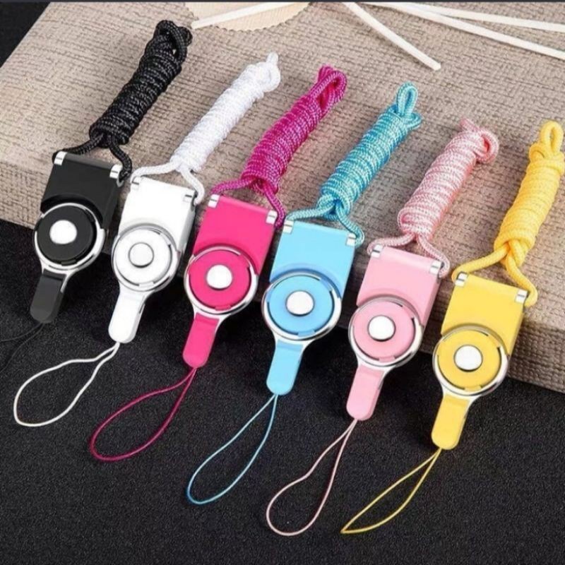 Jual Kalung Tali HP 2IN1 Gantungan Handphone Kalung Leher Strap Kartu ...