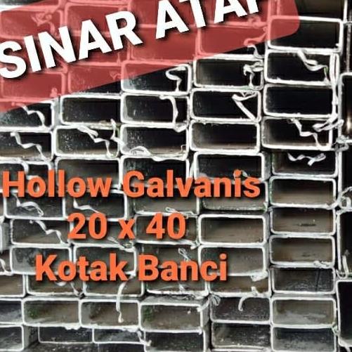 Jual Hollow Galvanis X Kotak Banci Tebal Mm Panjang Meter