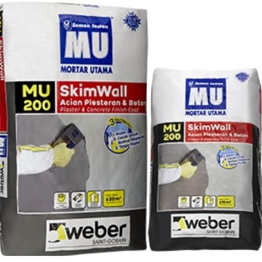 Jual MU200 - Mortar Utama MU 200 Acian Plesteran & Beton | Shopee Indonesia