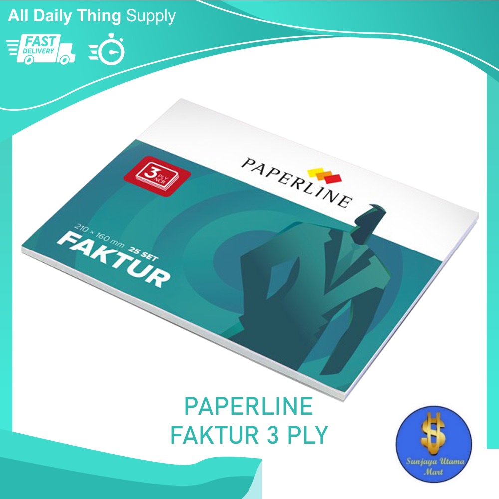 Jual Nota Faktur Paperline 3 Ply NCR 210x160mm 25 Set | Shopee Indonesia