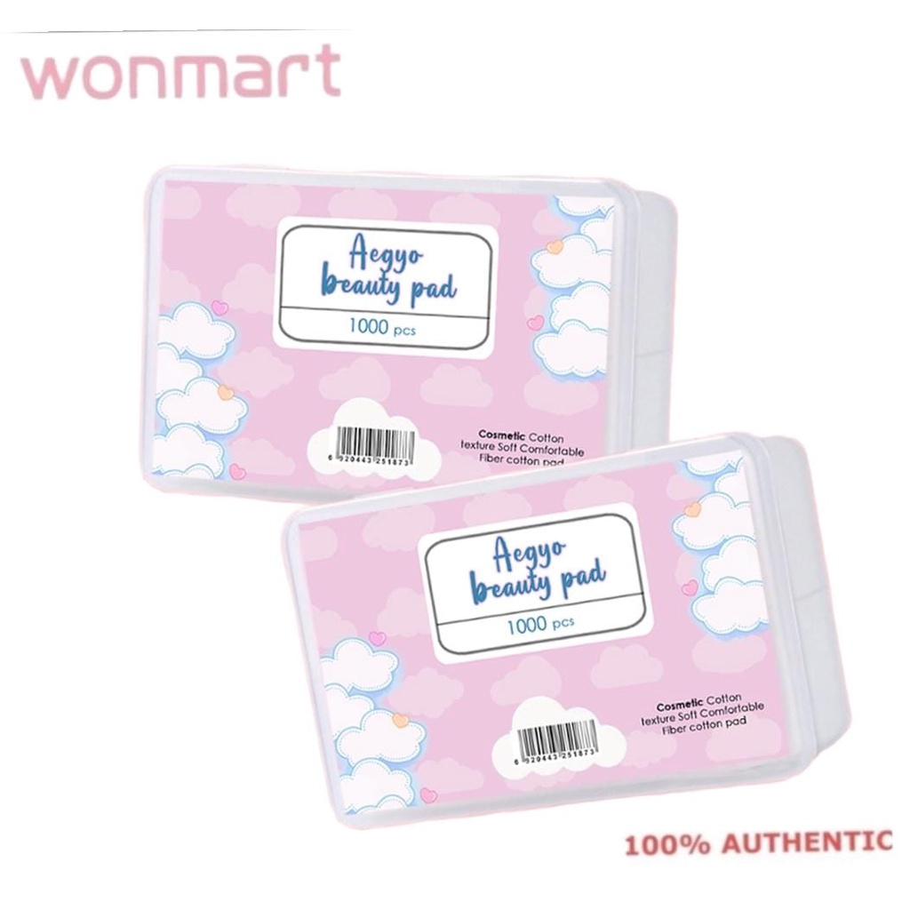 Jual Aegyo Beauty Cotton Pads Kapas Khusus Toner 1000pcs/box /kapas ...