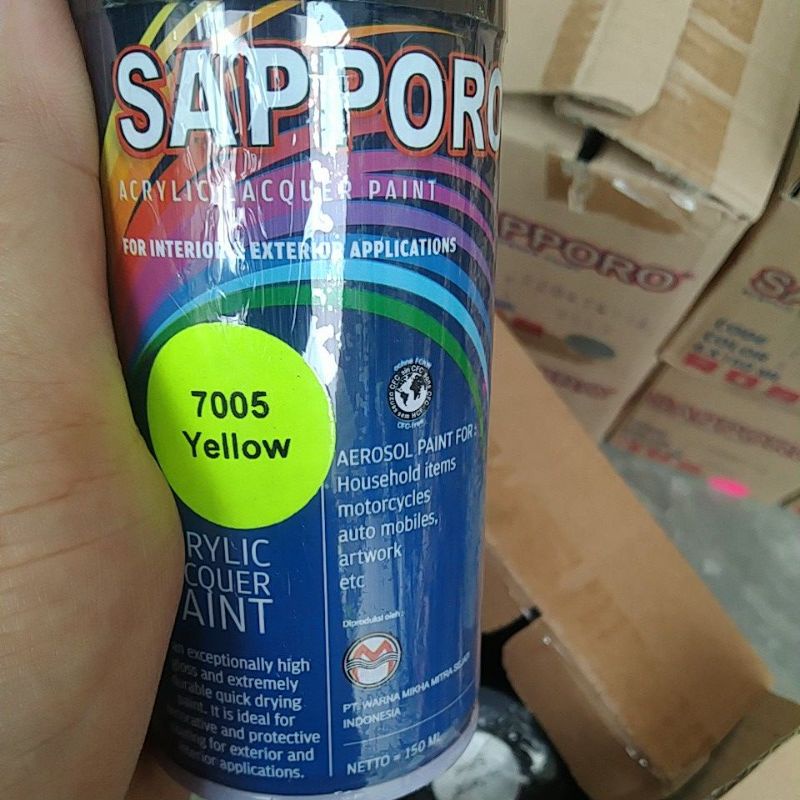 Jual saporo acrylic lacquer paint pilok pilox cat spray sapporo 150ml