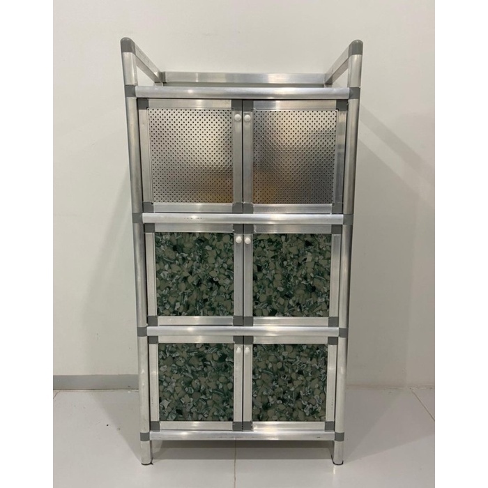Jual Rak Lemari Piring Alumunium Minimalis | Shopee Indonesia