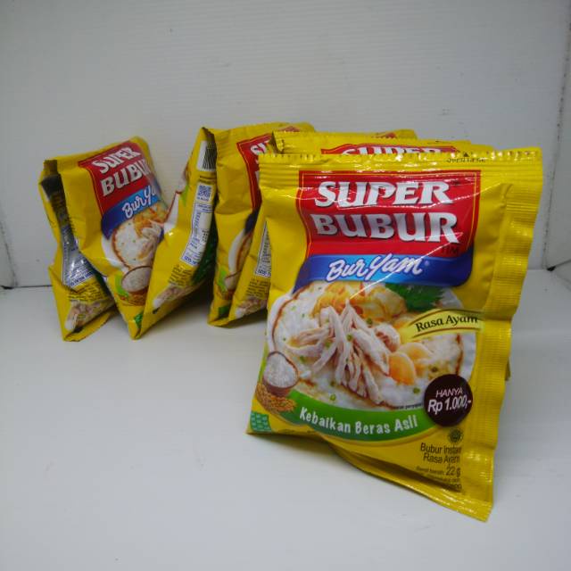 Jual Super Bubur Buryam Bubur Instan 1 Renteng Isi 10 Sachet Shopee