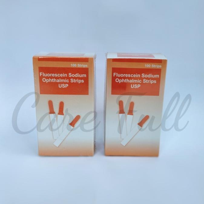 Jual Fluorescein Sodium Ophthalmic Strips 100 Sterile Strips