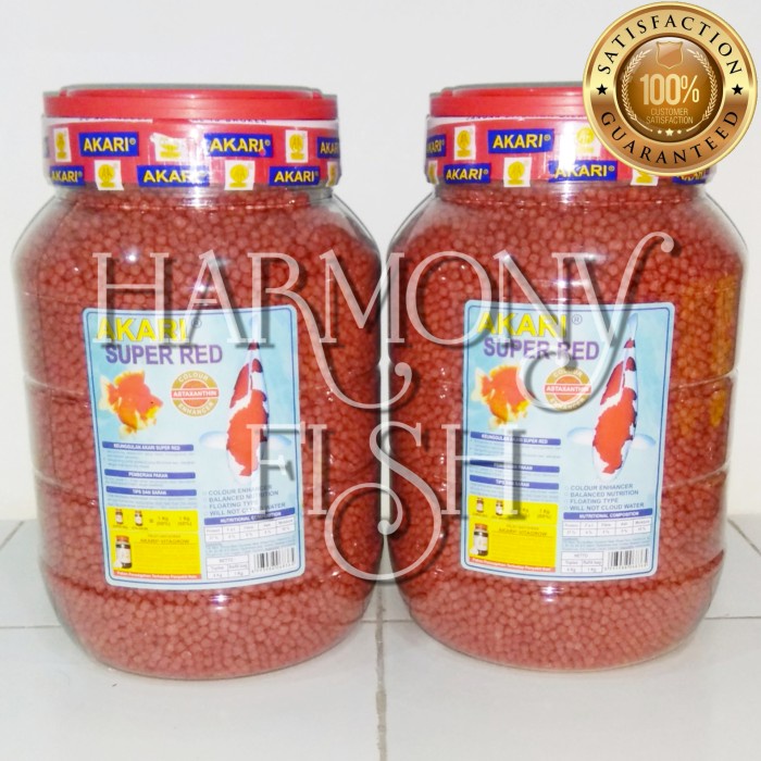 Jual Akari Super Red Kg Mm Pelet Pakan Ikan Koi Koki Louhan Kasar Kg Shopee Indonesia