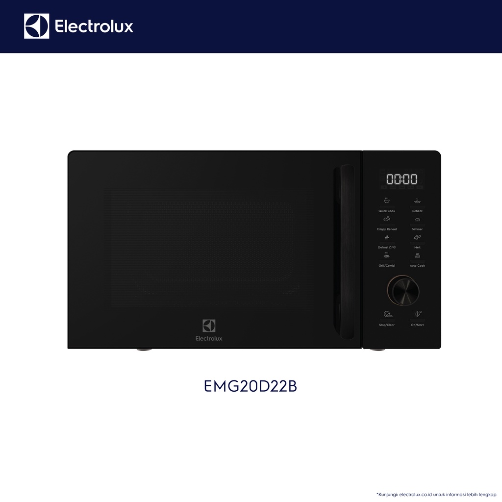 Jual Microwave Electrolux EMG20D22B / EMG 20D22 B / EMG 20D22B | Shopee ...