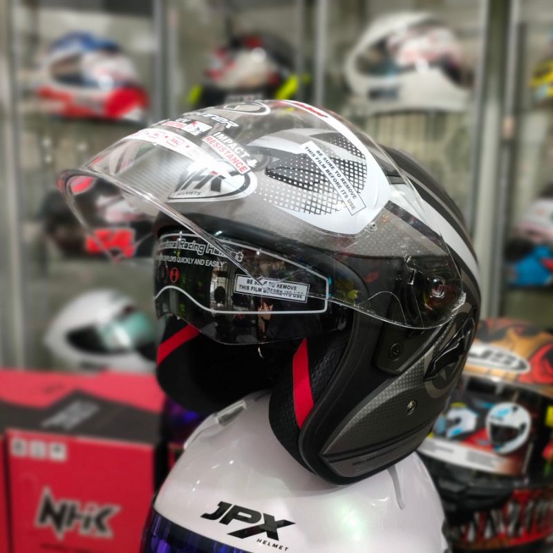 Jual NHK R1 ECTO BLACK SILVER DOFF | Shopee Indonesia