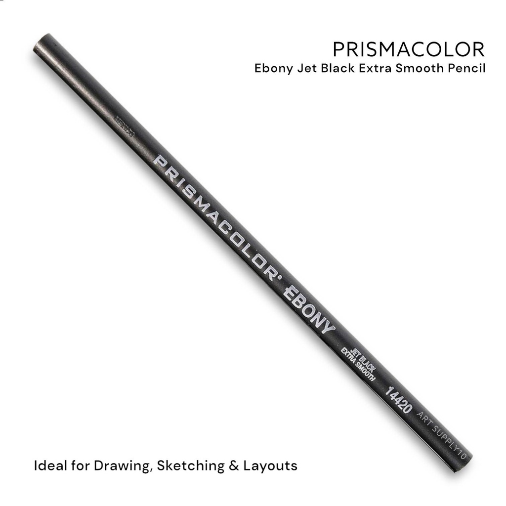 Prismacolor Ebony Jet Black Graphite Pencils