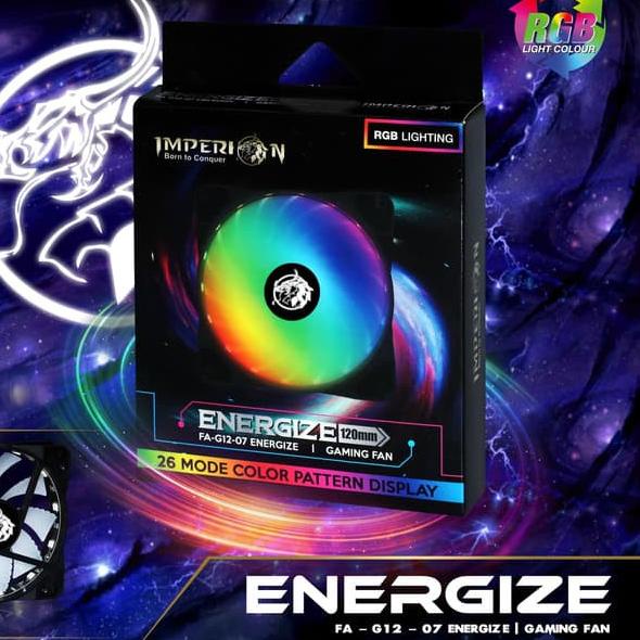 Jual FAN CASING IMPERION ENERGIZE RGB LED 12 CM | Shopee Indonesia