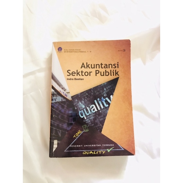 Jual BUKU AKUNTANSI SEKTOR PUBLIK Edisi 3 (EKSI 4207) | Shopee Indonesia