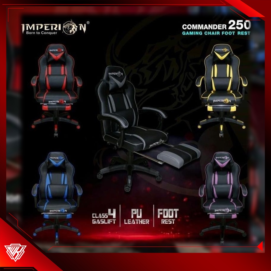 Jual Kursi Gaming / Gaming Chair Imperion Commander 250 | Shopee Indonesia