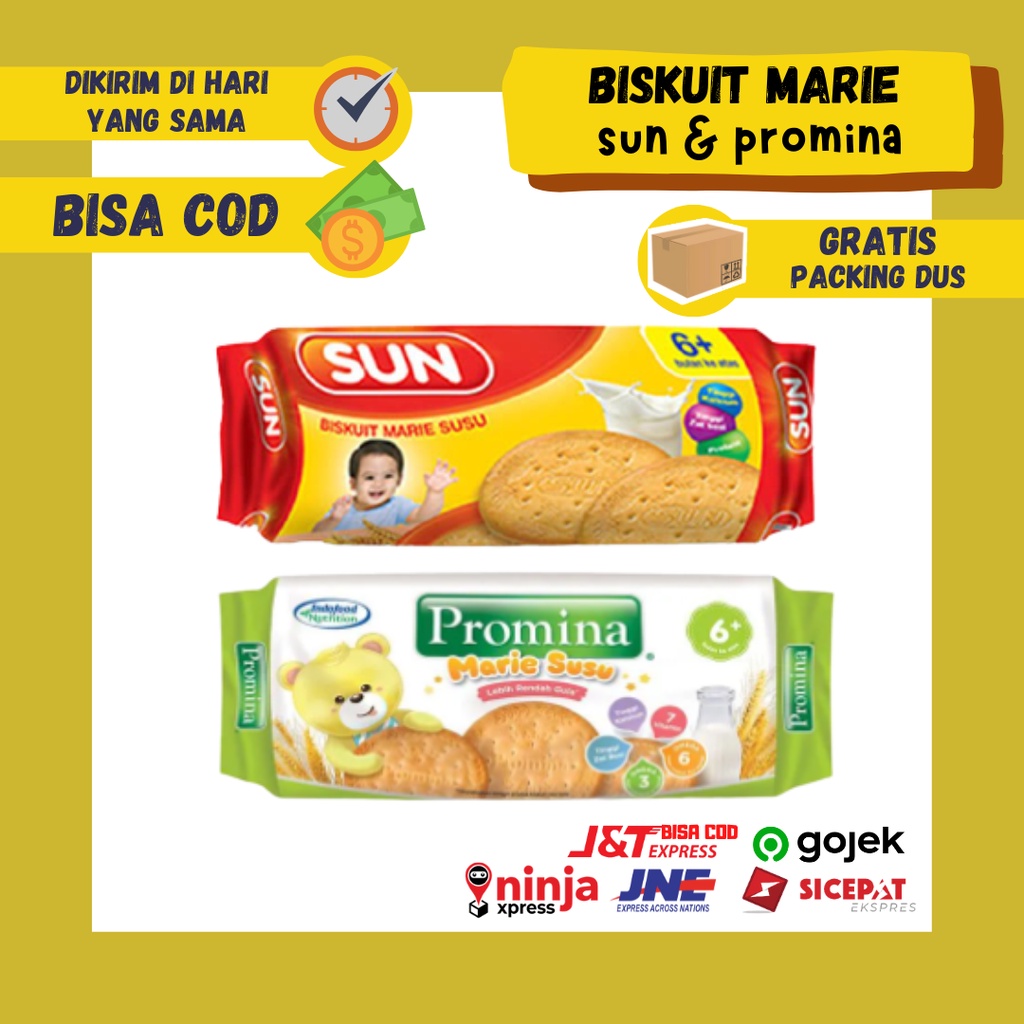 Jual Promina Biskuit Marie Roll Sun Marie Roll Rusk BABIES MEALS ...