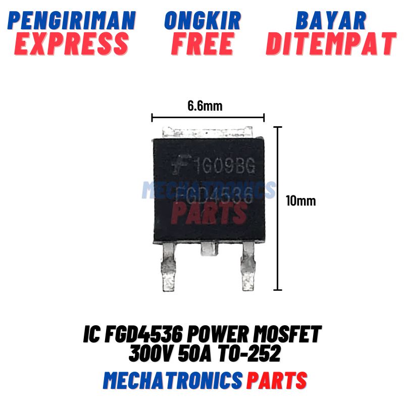 FGD4536 - FGD 4536 PDP Power MOSFET 300V 50A - Foto 11