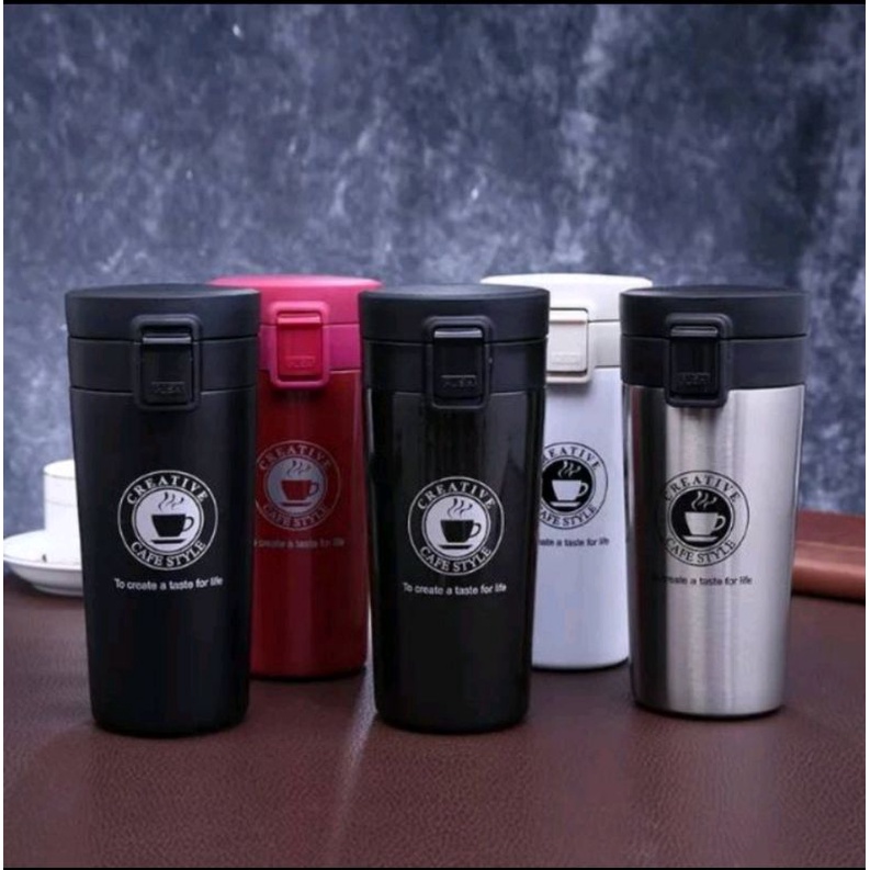 Termos Mini Kopi Coffee Tahan Panas Dan Dingin 380 ML