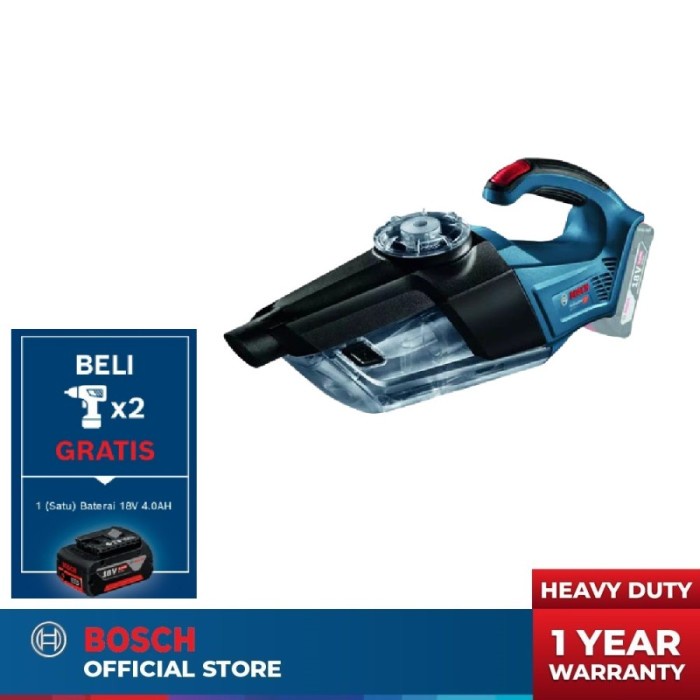 Jual BOSCH GAS 18 VLI 18V CORDLESS VACUUM CLEANER ( UNIT ONLY