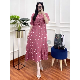 Dianputri - Daster wanita Panjang Rayon Grade A Busui Resleting Depan | Daster chibi Terbaru | Daster kekinian | Daster Viral