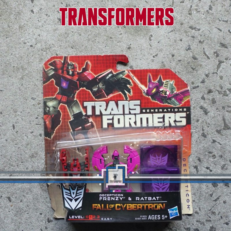 Jual Transformers Fall Of Cybertron Soundwave Cassette Disc Frenzy ...