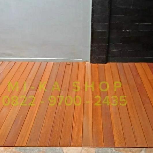 Jual Decking Kayu Bengkirai Panjang 120cm Papan Bengkirei Kalimantan Shopee Indonesia 