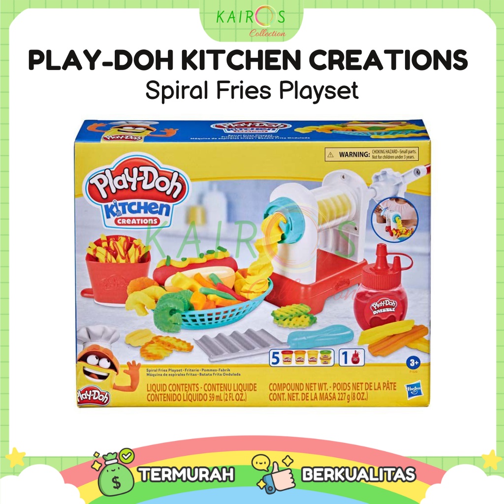 Play-Doh Kitchen Creations Spiral Fries Playset