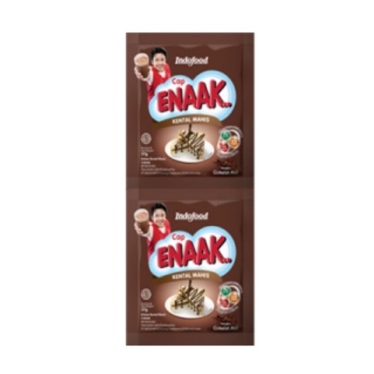 Jual susu kental manis cap enak coklat sacset 37gr isi 6pcs | Shopee ...