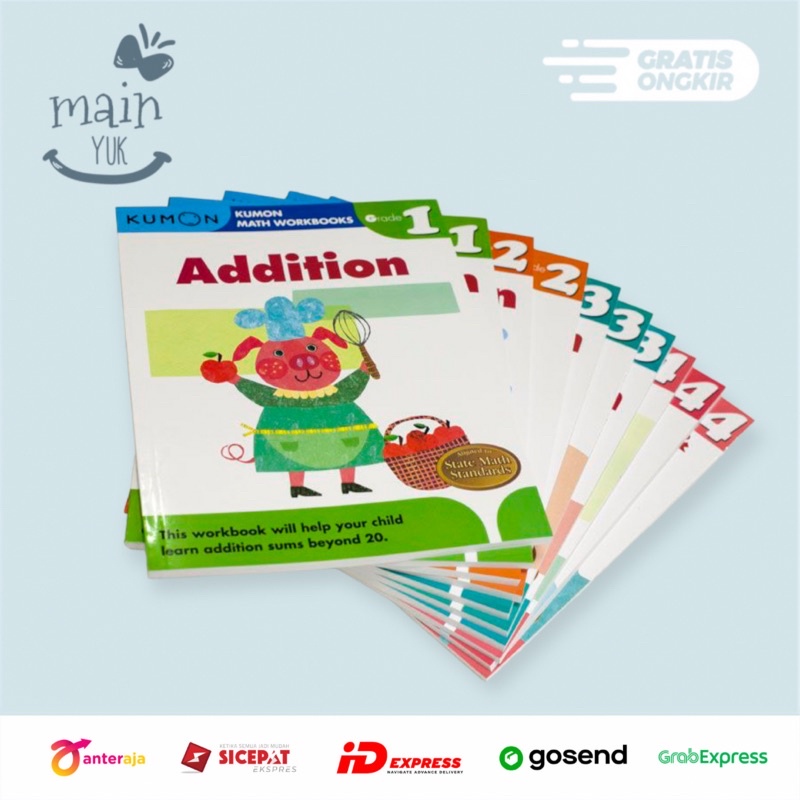 Jual Mainyuk - Kumon Math Workbook Buku Latihan Matematika Anak SD ...