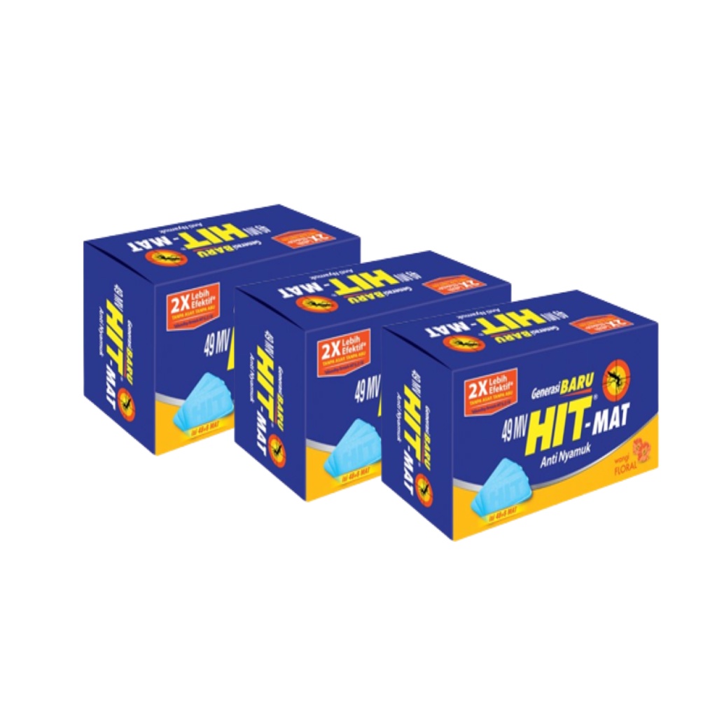 Jual Hit Mat Floral 48+6's - Obat Nyamuk Elektrik - Bunuh Nyamuk ...