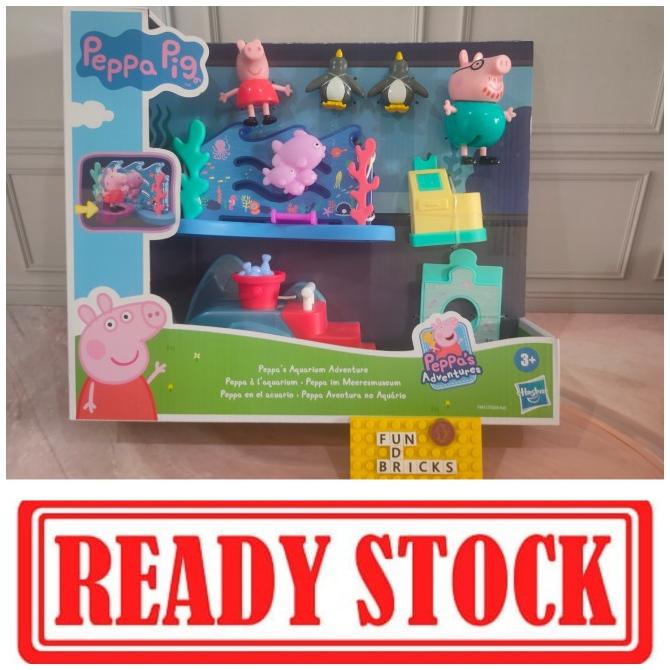Jual Peppa Pig Aquarium Adventure Peppa Pig Hasbro Figure Set Shopee