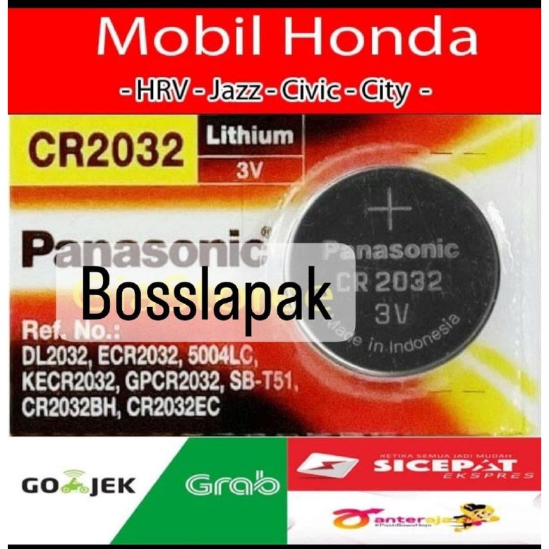 Jual Baterai Remote Honda Crv Prestige Original Panasonic Shopee