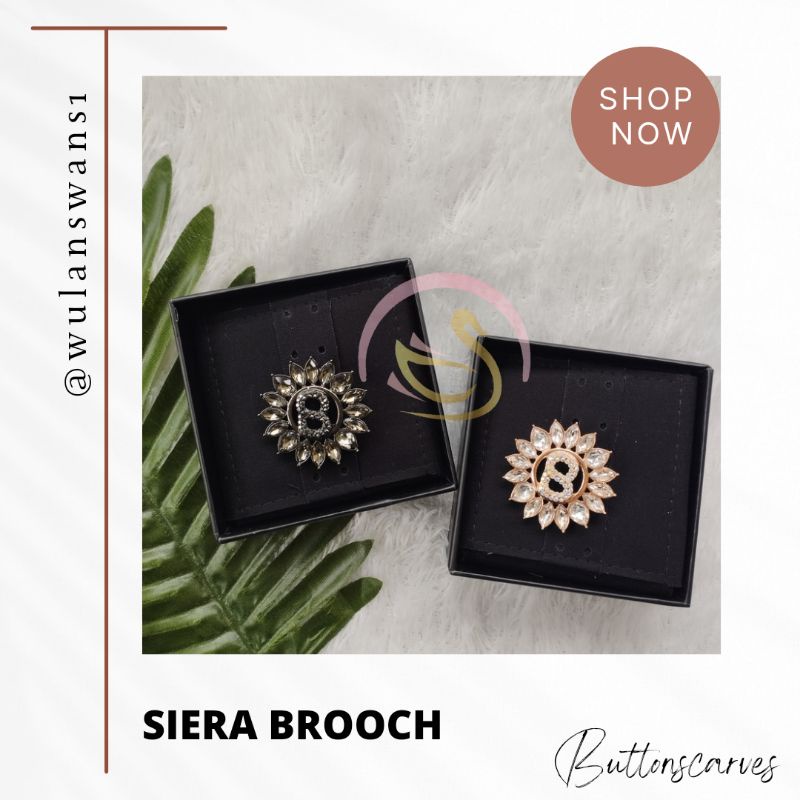 Jual Siera Brooch By Buttonscarves Original Bros/Pin Ori | Shopee Indonesia