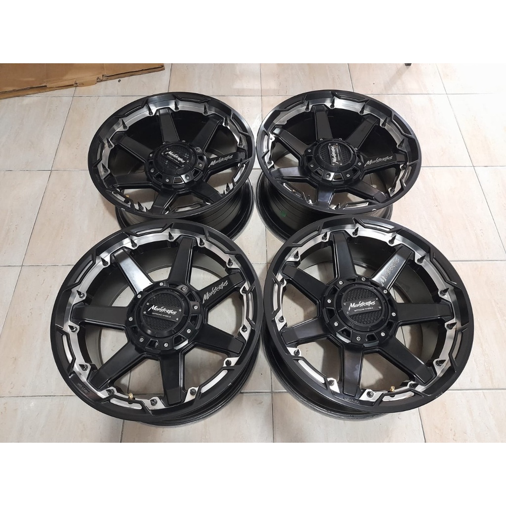 Jual Velg Seken Racing MONSTERIMS Ring 18Lebar 9 Lubang 6X139,7 ET0 BP ...