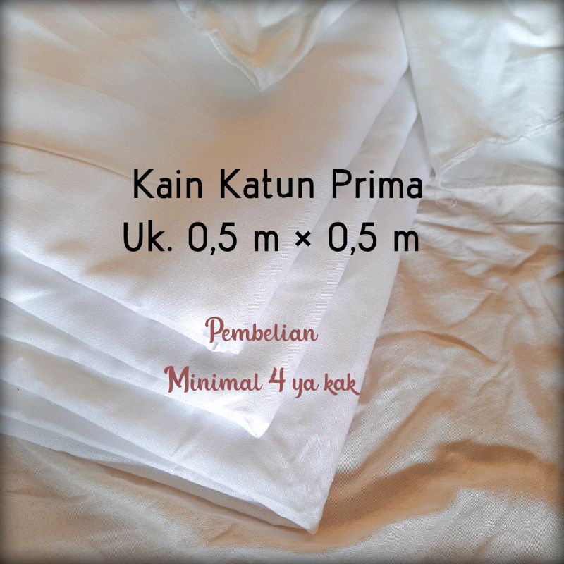 Jual Kain Katun Prima Putih Kain Bahan Dasar Membuat Batik Shopee