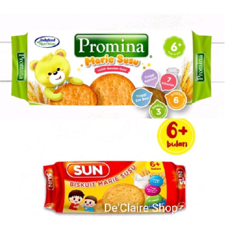 Jual Sun Marie biscuit 80 gram & Promina Marie Susu 150g | Shopee Indonesia