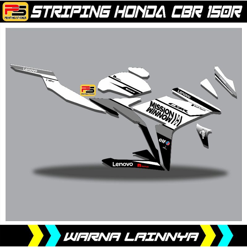 Jual Striping Decal Sticker Honda Cbr 150r Facelift Cbr 150 R Shopee