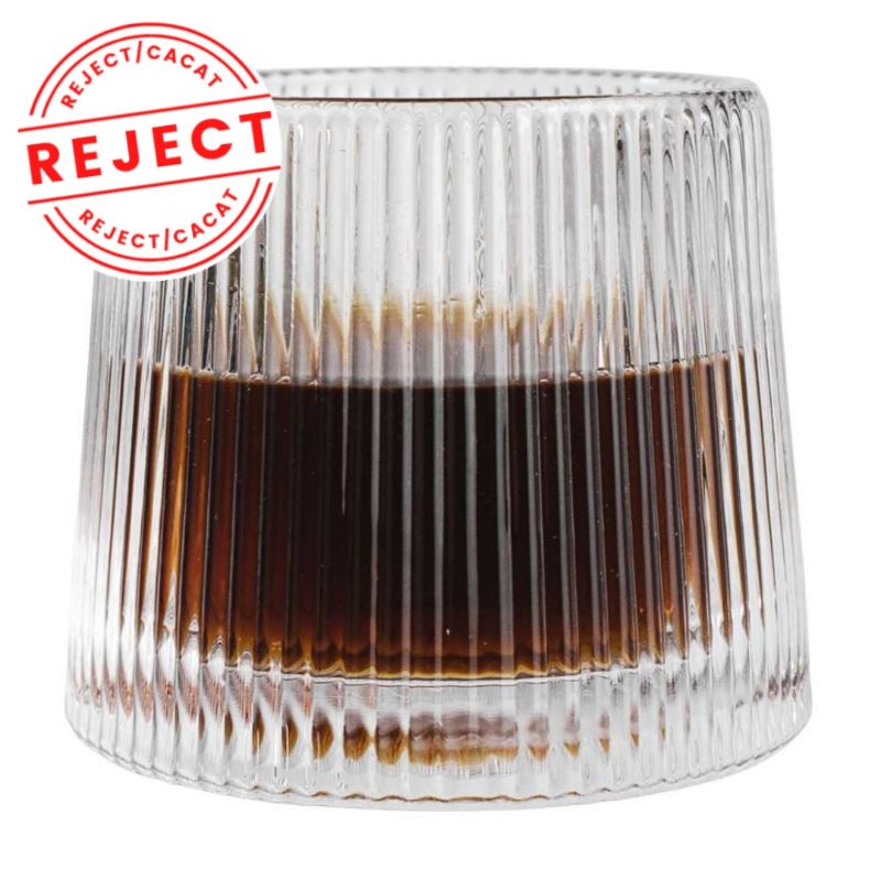 Jual [OBRAL REJECT/CACAT] Gelas Spinning Wobble Cognac Wine Glass 150ml