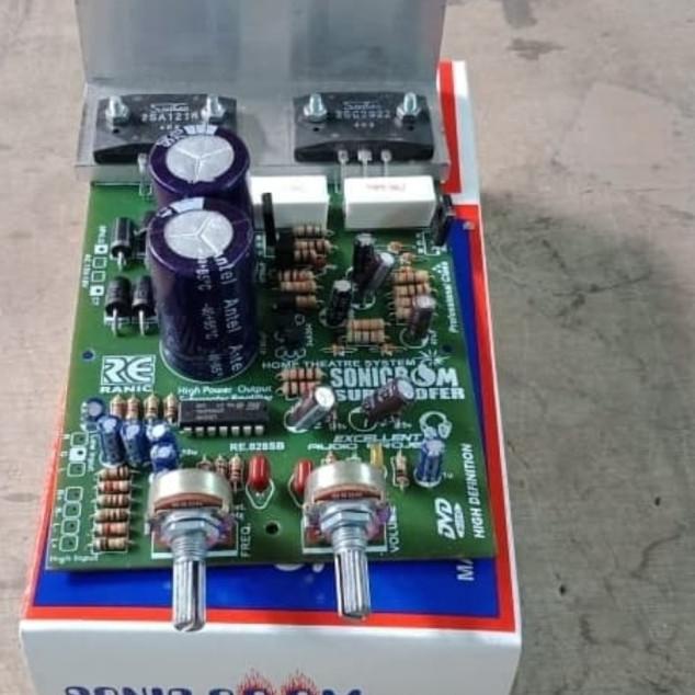 Jual kit power amplifier aktif subwoofer subwofer ranic sonic boom ...