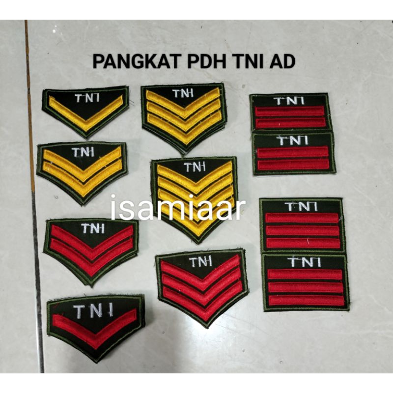 Jual Pangkat Pdh Tni Ad Mulai Dari Pradaandserma Shopee Indonesia