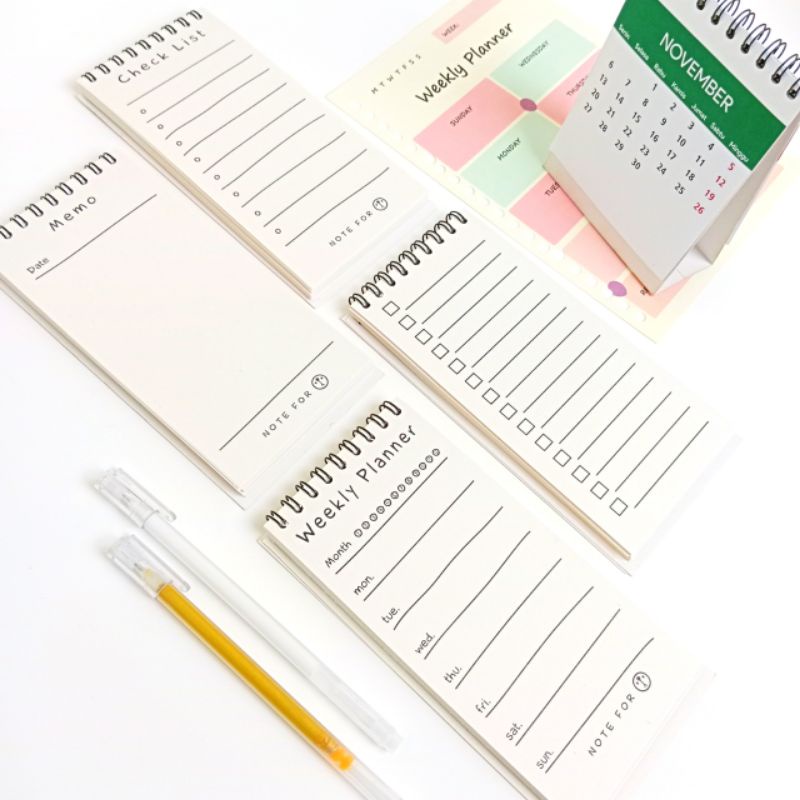 Jual [ RING SPIRAL ] Buku Notebook / Memo / Agenda / To Do List tugas ...